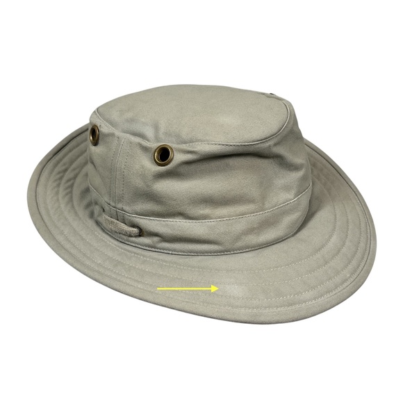 Tilley T5 Cotton Canvas Made in Canada Hiking Trek Brim Sun Hat Unisex 7 5/8 - Picture 2 of 13